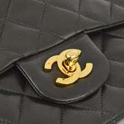 Chanel 1991-1994 Lambskin Small Classic Double Flap Bag