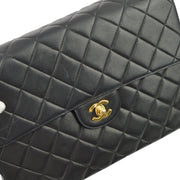 Chanel 1996-1997 Lambskin Jumbo Double Sided Classic Flap Bag
