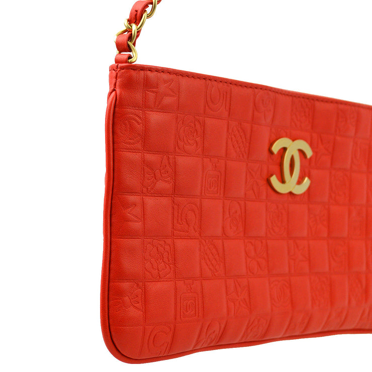 Chanel 2003-2004 Lambskin Icon Chain Handbag