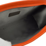 Chanel Orange Patent Leather Icon Chain Handbag
