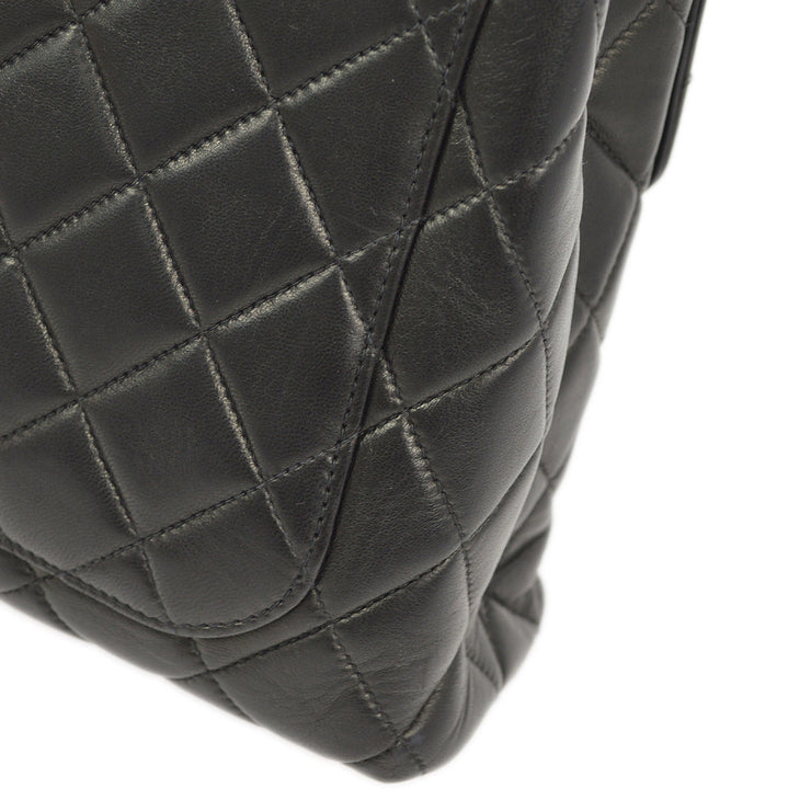 Chanel Black Lambskin Kelly Handbag