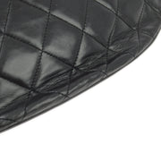 Chanel Black Lambskin 2way Shoulder Handbag