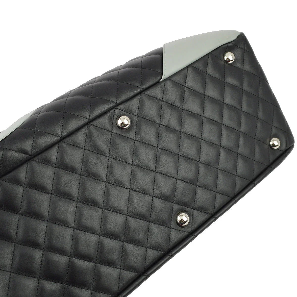 Chanel 2004-2005 Black Calfskin Cambon Ligne Handbag