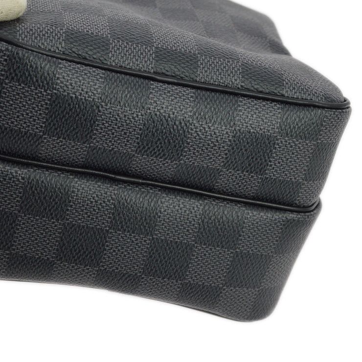 Louis Vuitton 2009 Damier Graphite Rem Shoulder Bag N41446