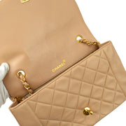 Chanel 1989-1991 Lambskin Medium Diana Bag