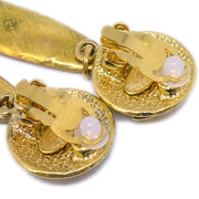 Chanel Dangle Earrings Clip-On Gold 94P
