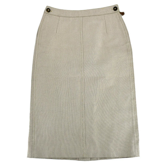 Hermes Skirt Ivory #36