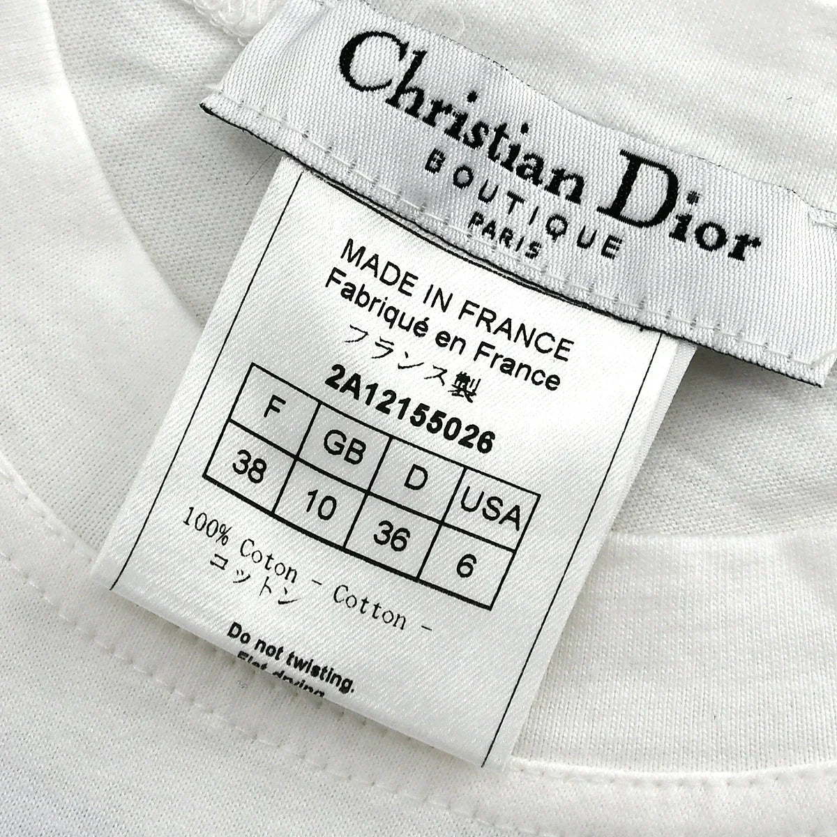 Christian Dior T-shirt White #38