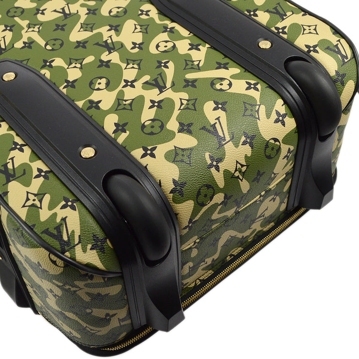 Louis Vuitton * Monoglamouflage Pegase 60 Trolley Bag M23333