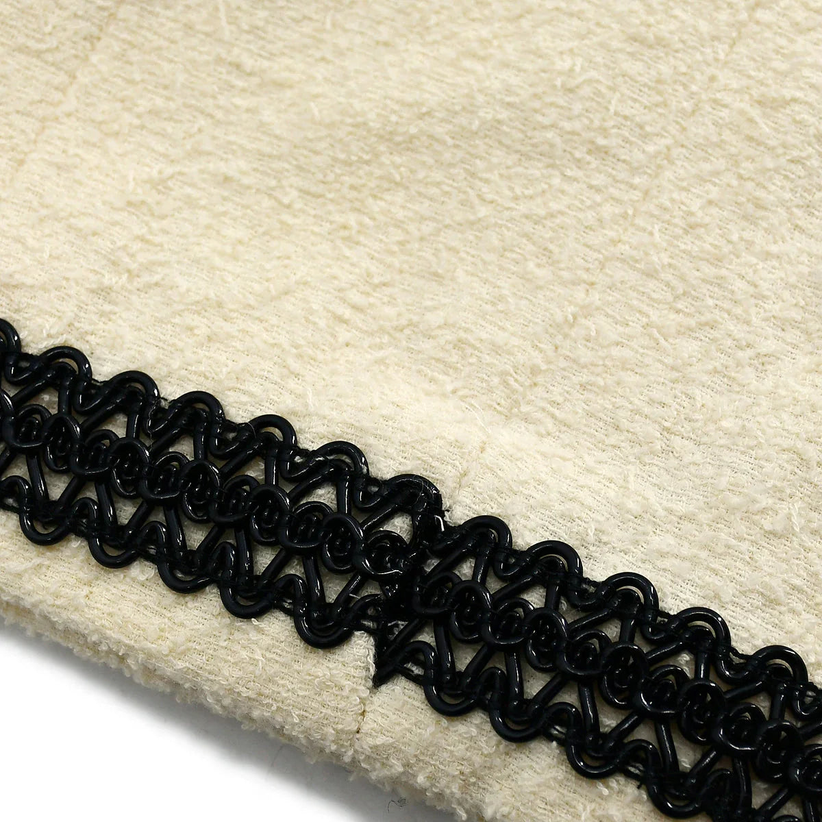 Chanel Setup Suit Jacket Skirt Ivory 94P #38