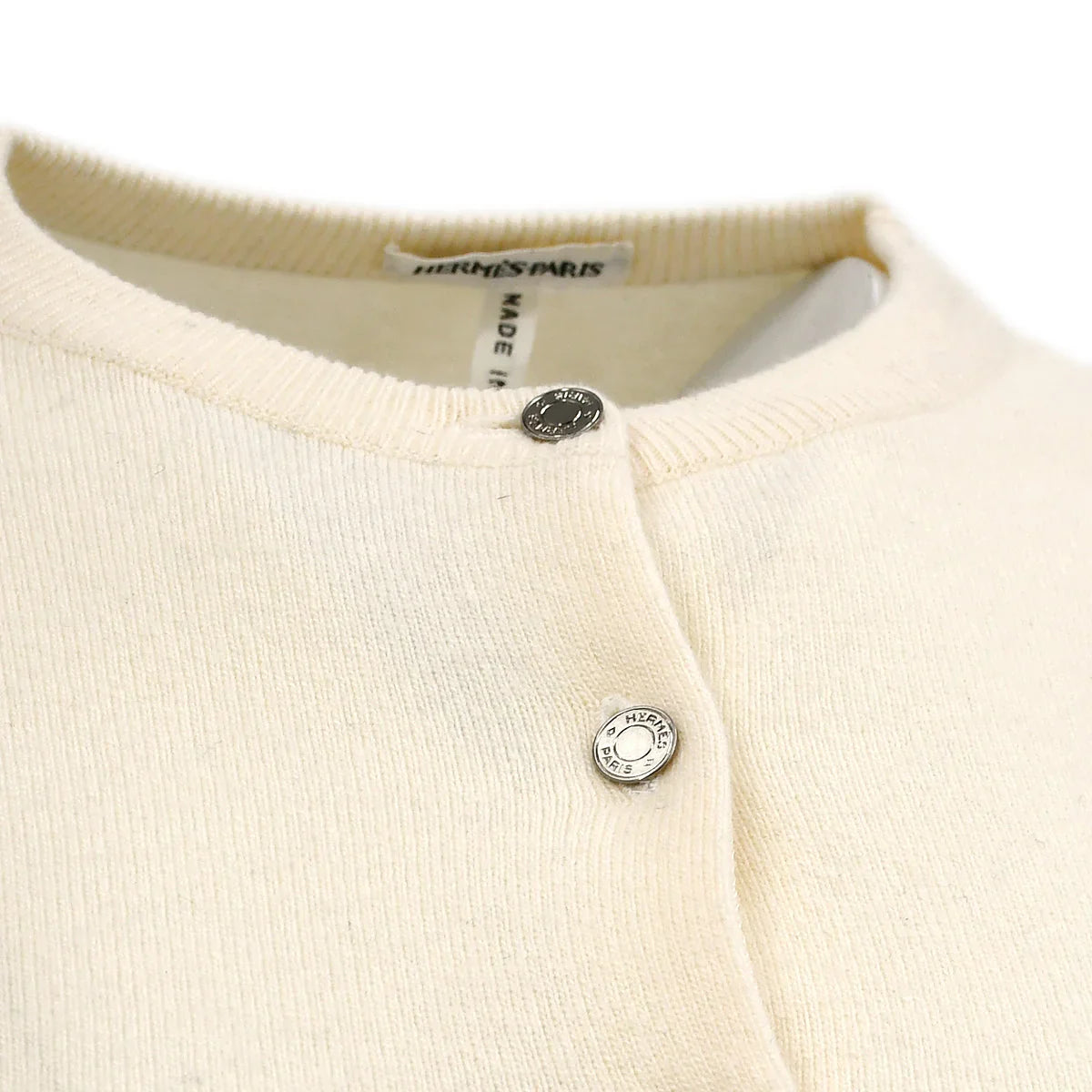 Hermes Cardigan Ivory #ME