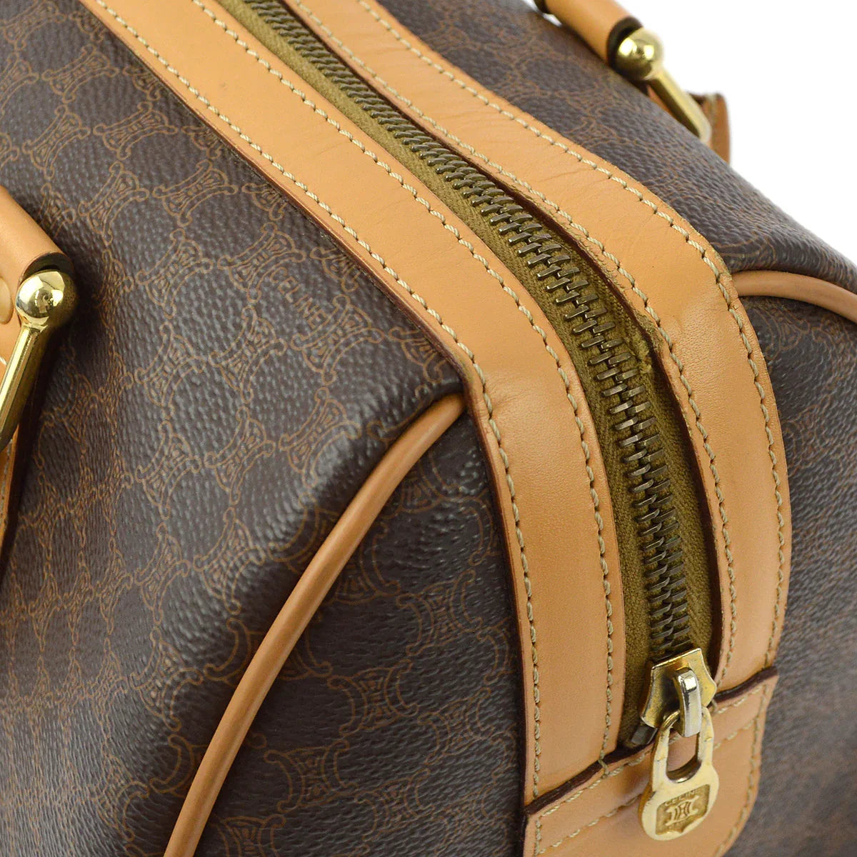 Celine Brown Macadam Handbag