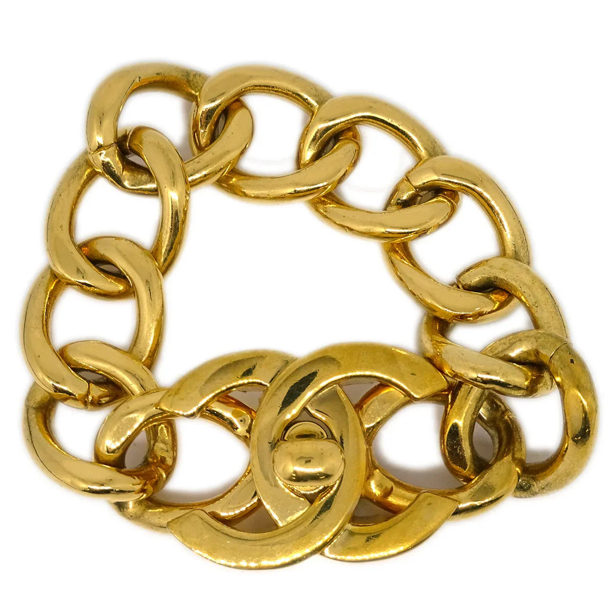 Chanel Turnlock Bracelet Gold 95A