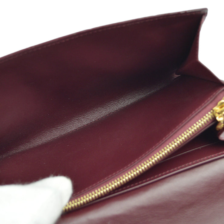 Louis Vuitton 2012 Red Vernis Portefeuille Rossmore Purse Wallet M91592