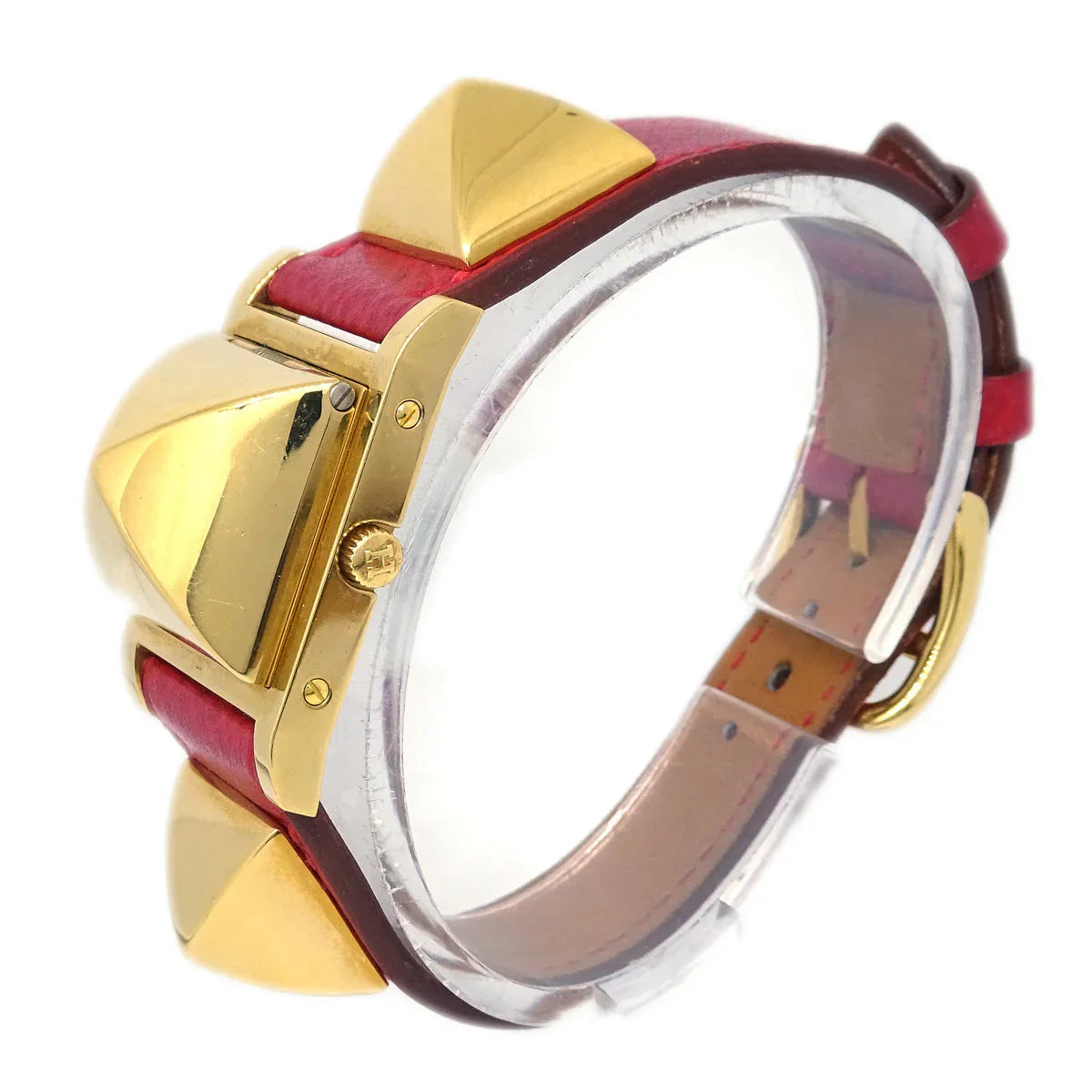 Hermes 1994 Medor Watch Red Courchevel