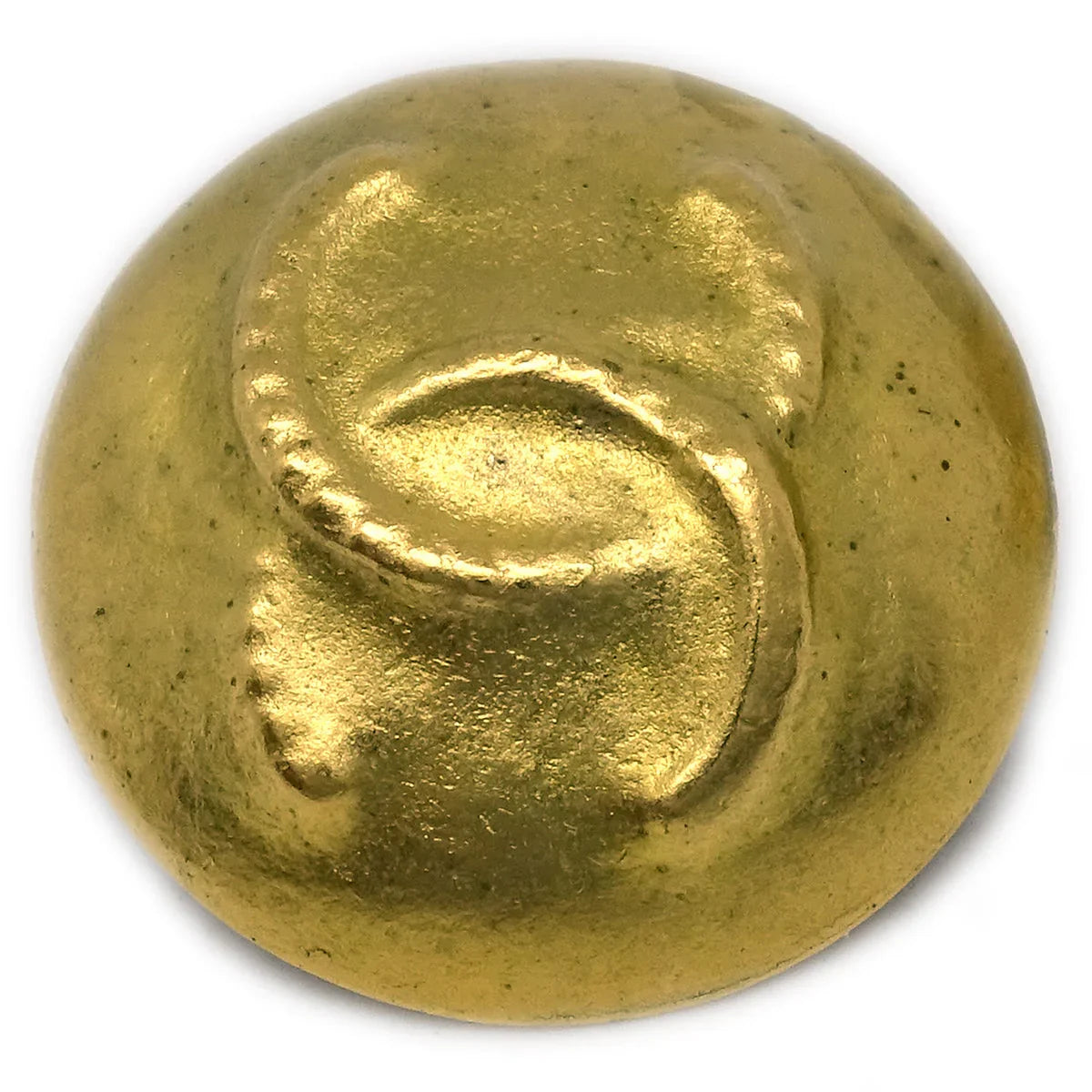 Chanel Gold Button Earrings Clip-On 95C
