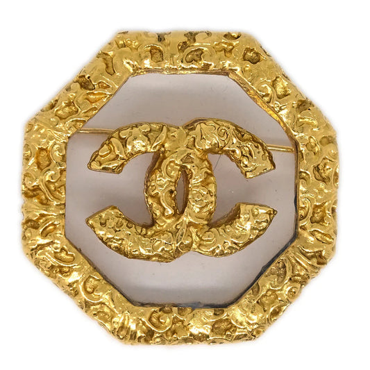 Chanel Brooch Pin Gold 93A