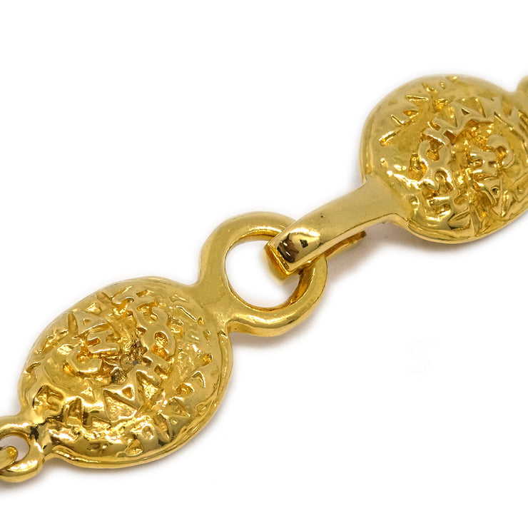Chanel CC Gold Chain Pendant Necklace 95A