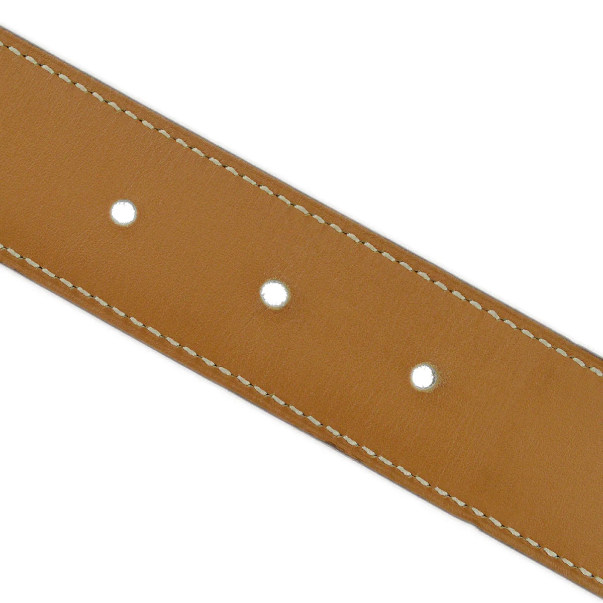 Hermes 1996 Brown Box Calf Le Soleil Hinflower Belt #70 Small Good