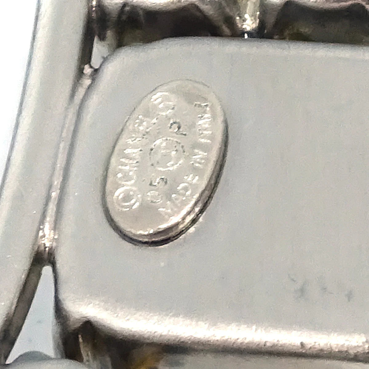 Chanel Ribbon Silver Chain Belt