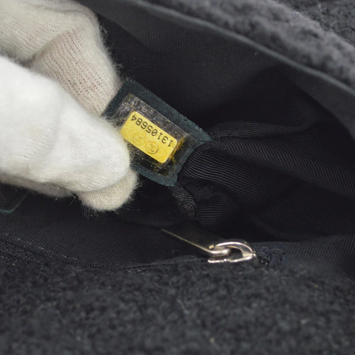 Chanel 2009-2010 Tweed Mademoiselle Lock Shoulder Bag