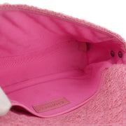 Chanel Pink Tweed Mademoiselle Lock Shoulder Bag