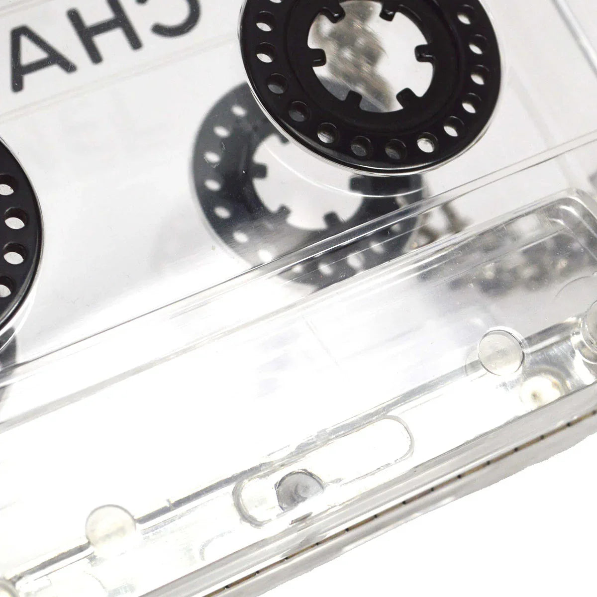 Chanel Clear Acrylic Cassette Tape Clutch Bag 04P