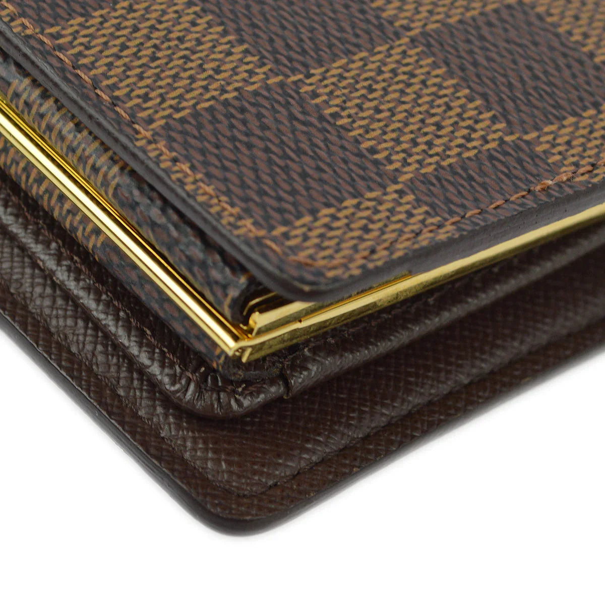 Louis Vuitton 2007 Damier Portefeuille Viennois Wallet Purse N61674