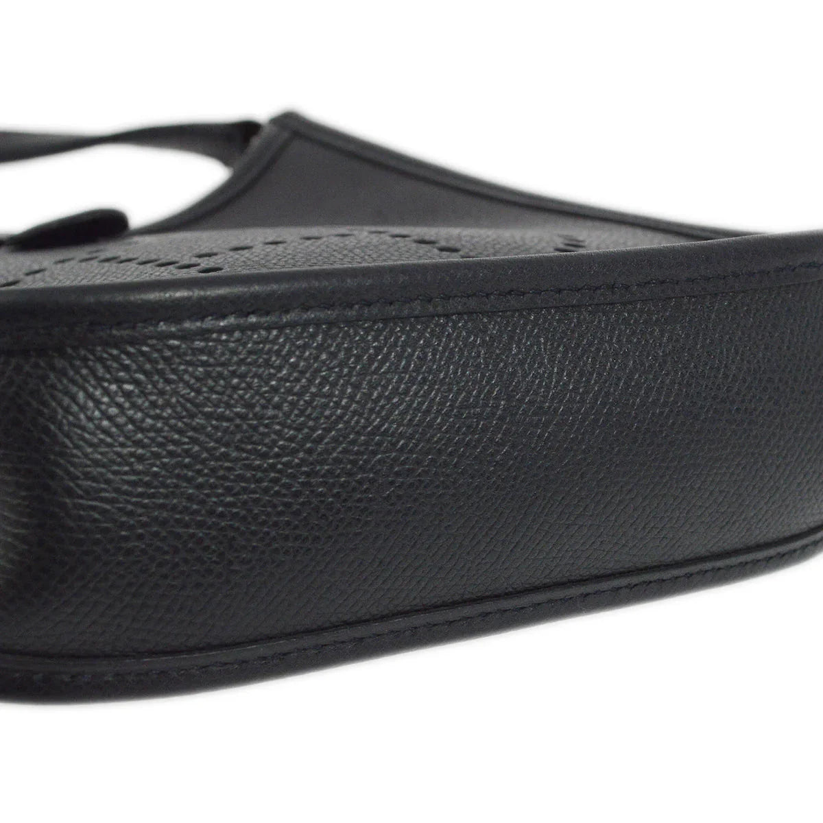 Hermes 2004 Black Epsom Evelyne TPM Shoulder Bag