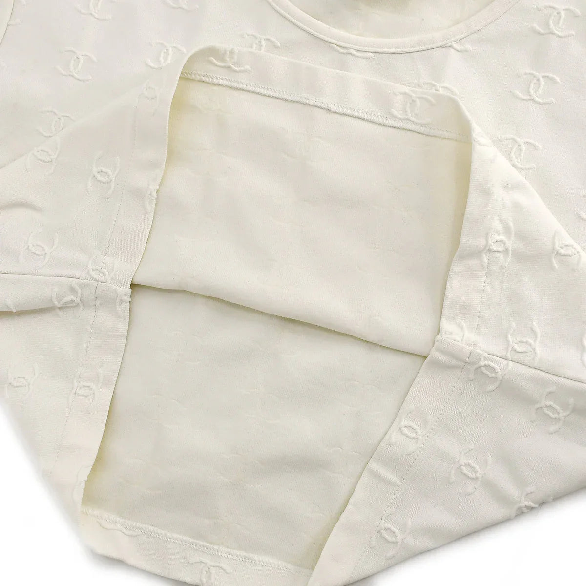 Chanel Cropped T-shirt White