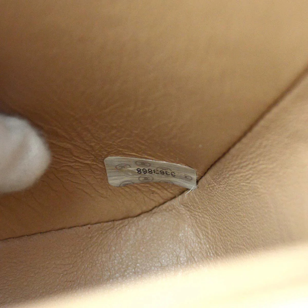 Chanel 1994-1996 Beige Caviar Mademoiselle Handbag