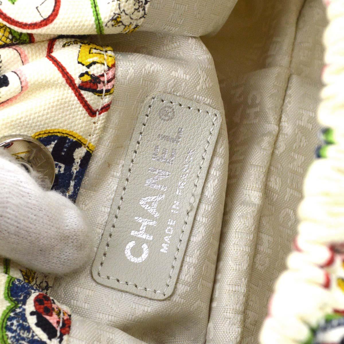 Chanel 2006 Canvas Valentine Chain Handbag