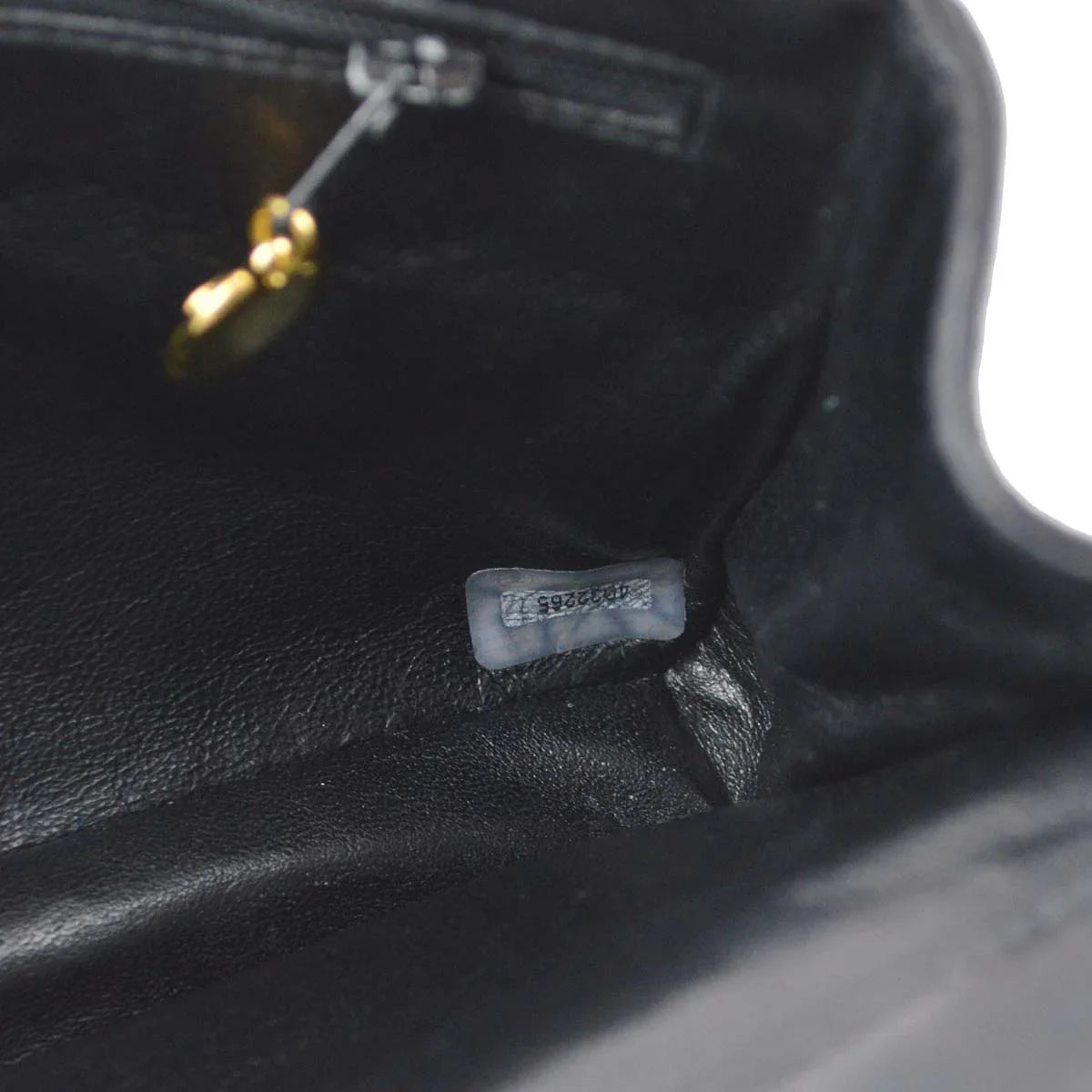 Chanel Black Lambskin Double Sided Classic Flap Shoulder Bag