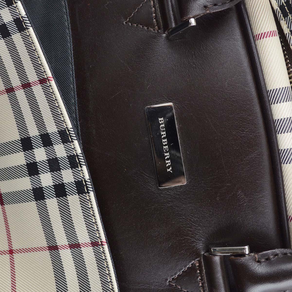 Burberry Check 2way Duffle Shoulder Handbag