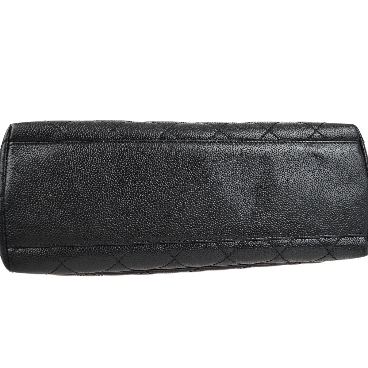 Chanel 2001-2003 Black Caviar Kelly Handbag