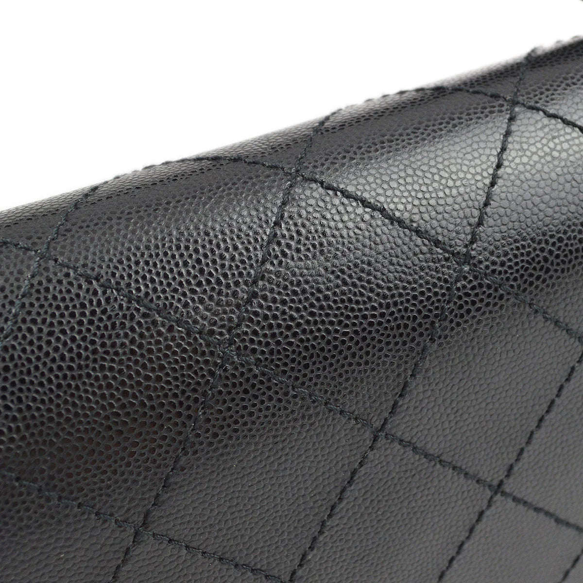 Chanel 1997-1999 Black Caviar Handbag