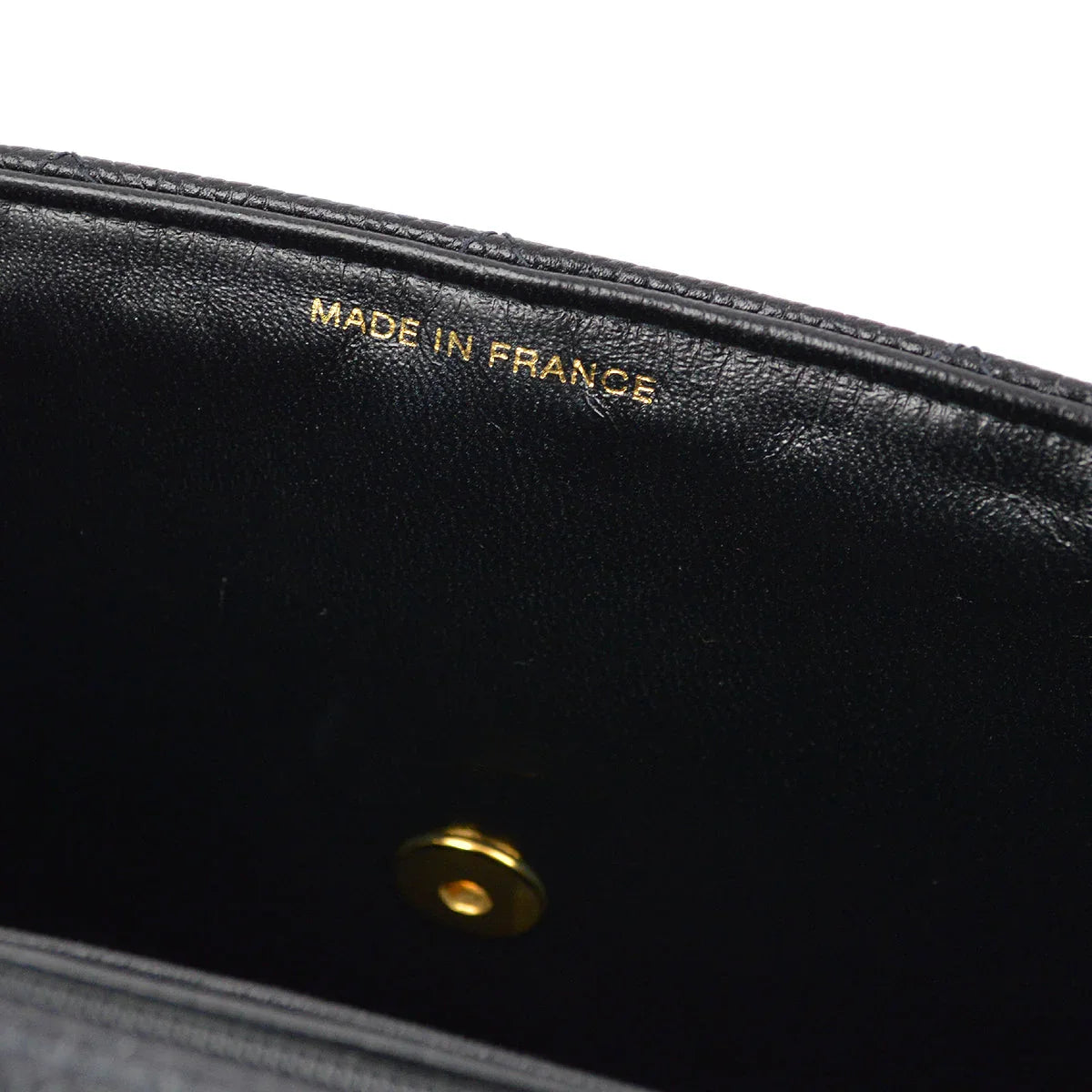 Chanel 1997-1999 Black Caviar Medium Diana Shoulder Bag