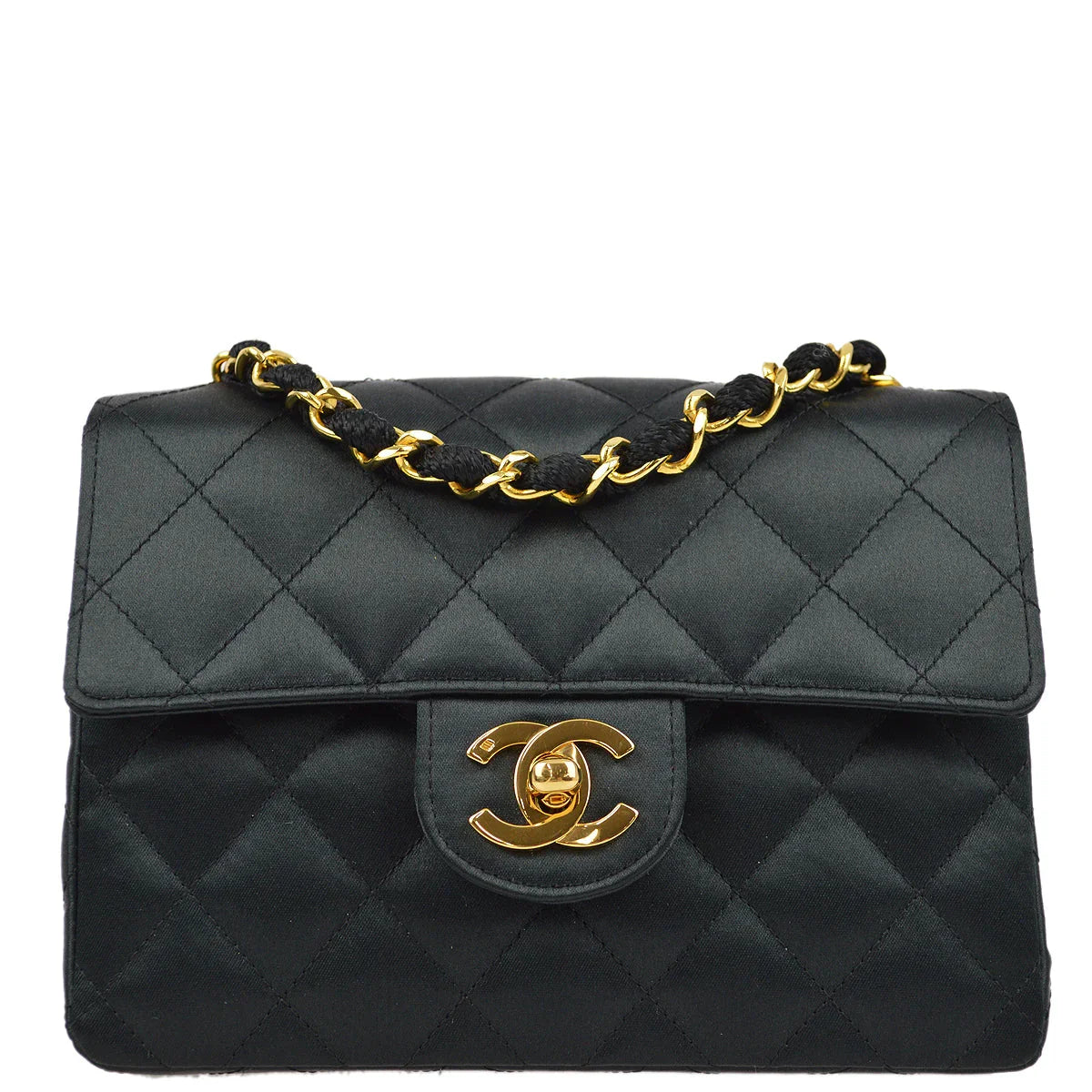 【VINTAGE】CHANEL マトラッセ17 ミニクラシックバッグ VINTAGE CHANEL/シャネル】 Matelasse チェーンショルダーバッグ