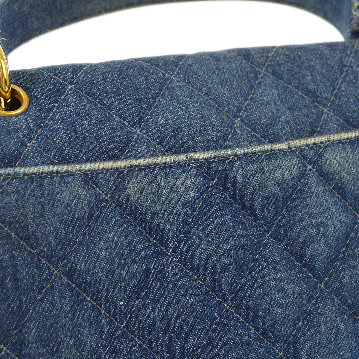Chanel 1997-1999 Indigo Denim Handbag