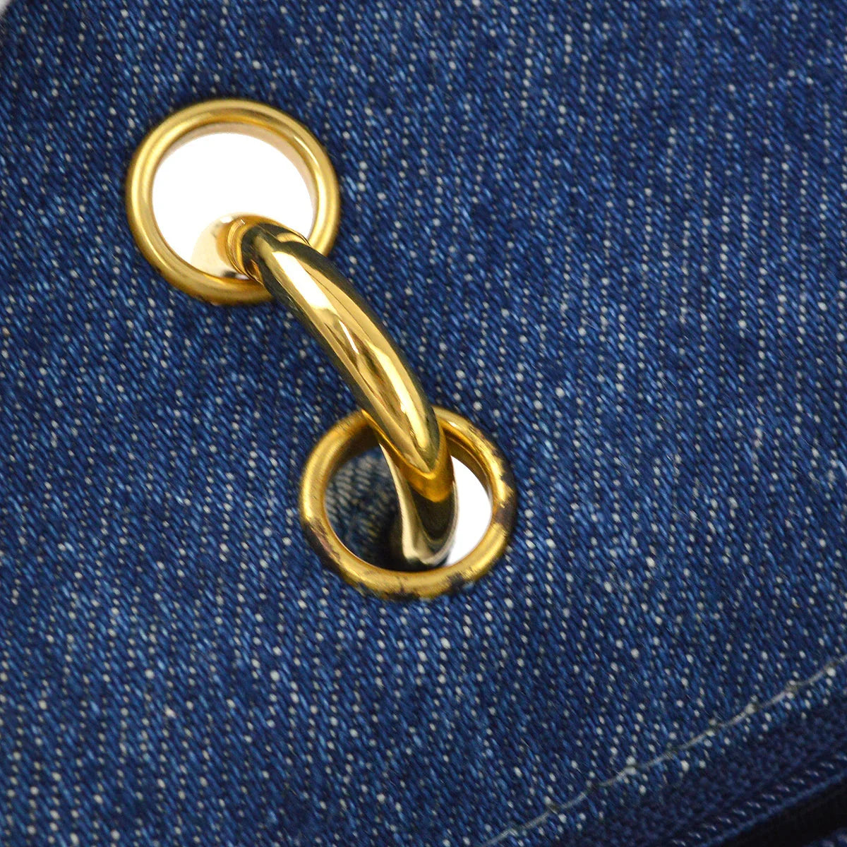 Chanel 1997-1999 Indigo Denim Handbag