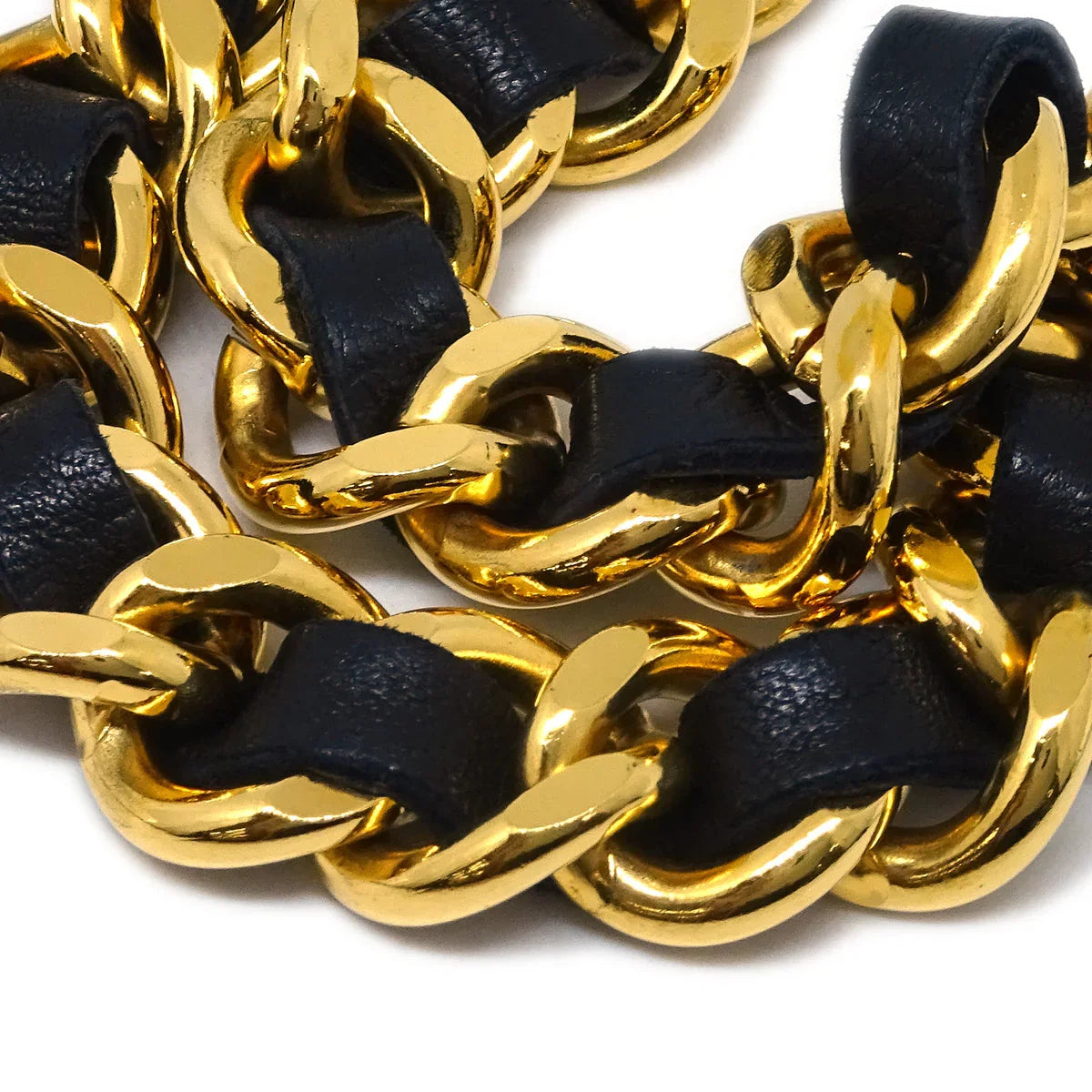 Chanel Medallion Chain Belt Black