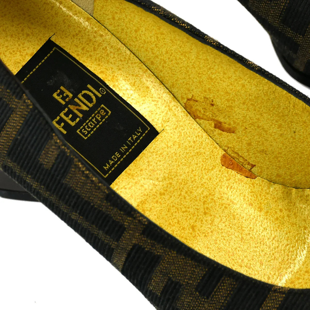 Fendi * Brown Zucca Shoes Pumps #36