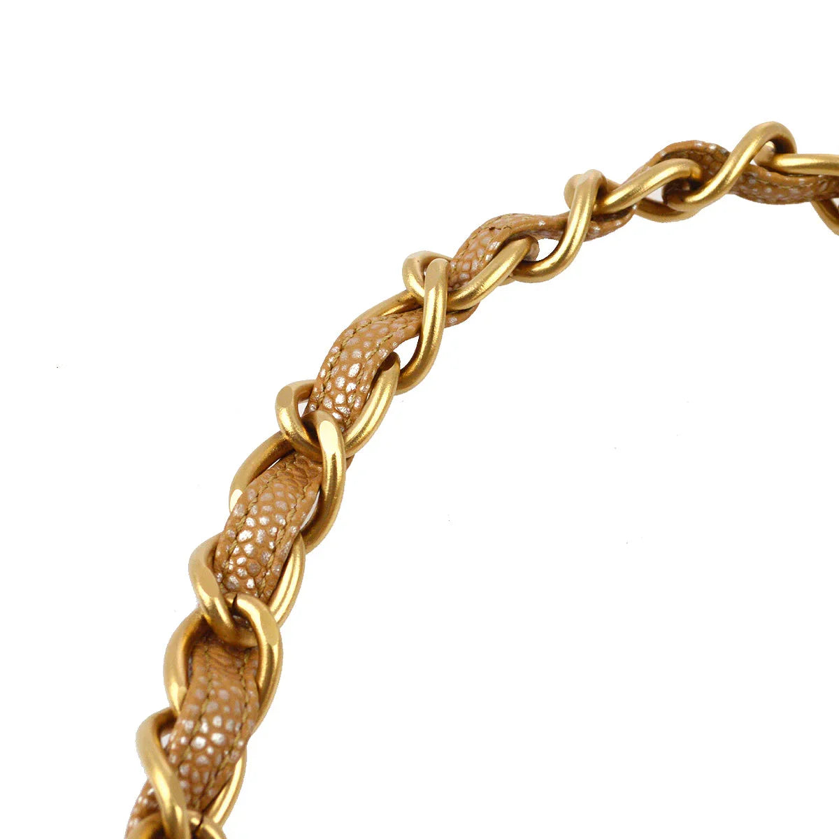 Chanel 2000-2001 Beige Caviar Chain Handbag 18