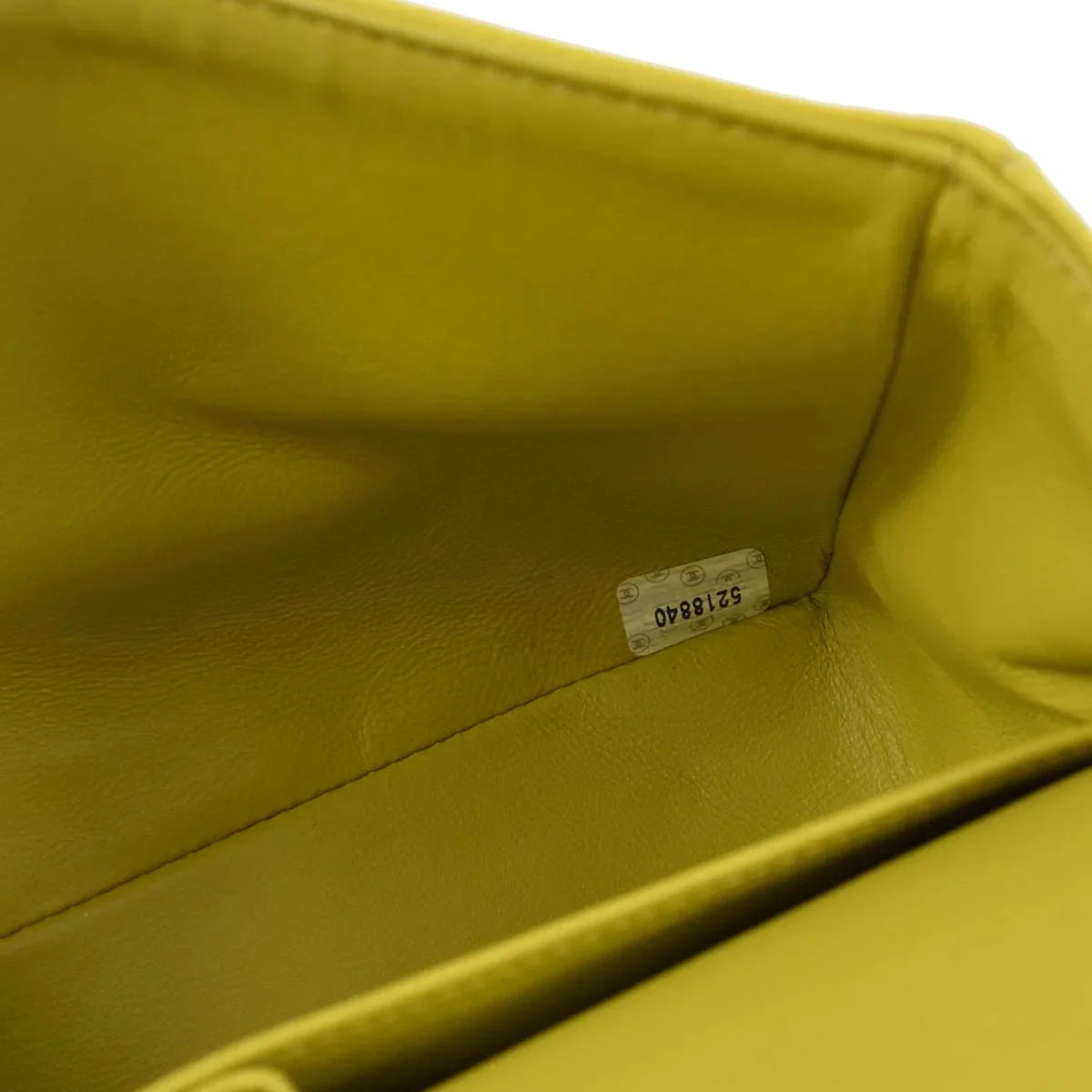 Chanel * 1997-1999 Green Lambskin Medium Classic Double Flap Shoulder Bag