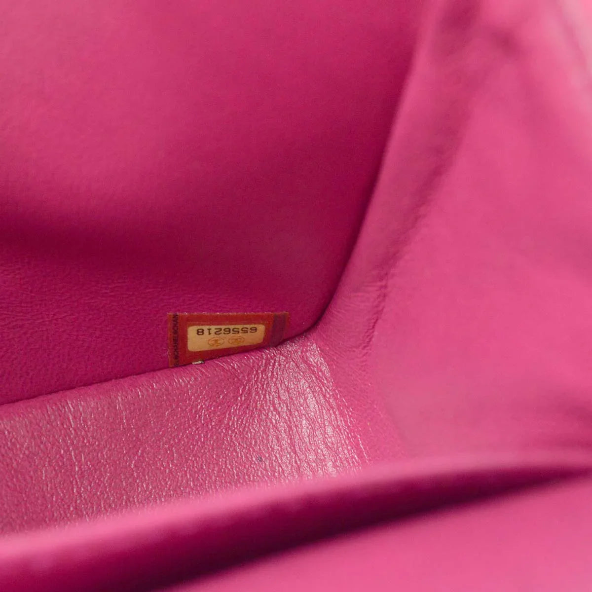 Chanel * 2000-2001 Pink Lambskin Medium Classic Double Flap Shoulder Bag