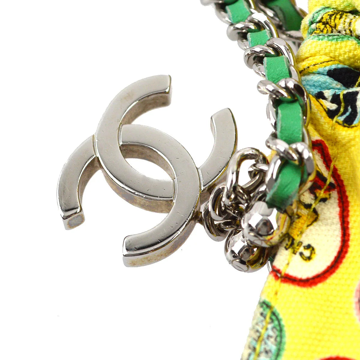 Chanel 2006 Canvas Valentine Chain Handbag