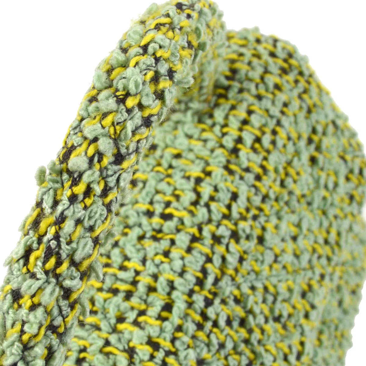 Chanel 1994-1996 Green Tweed Classic Single Flap 2 in 1 Handbag Set