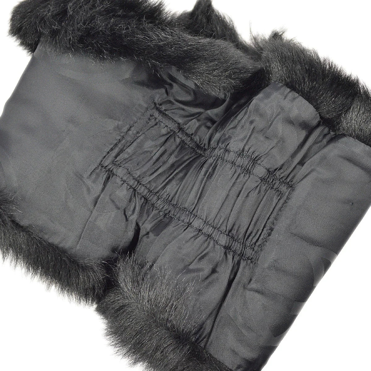 Gucci Fur Snood Stole Black