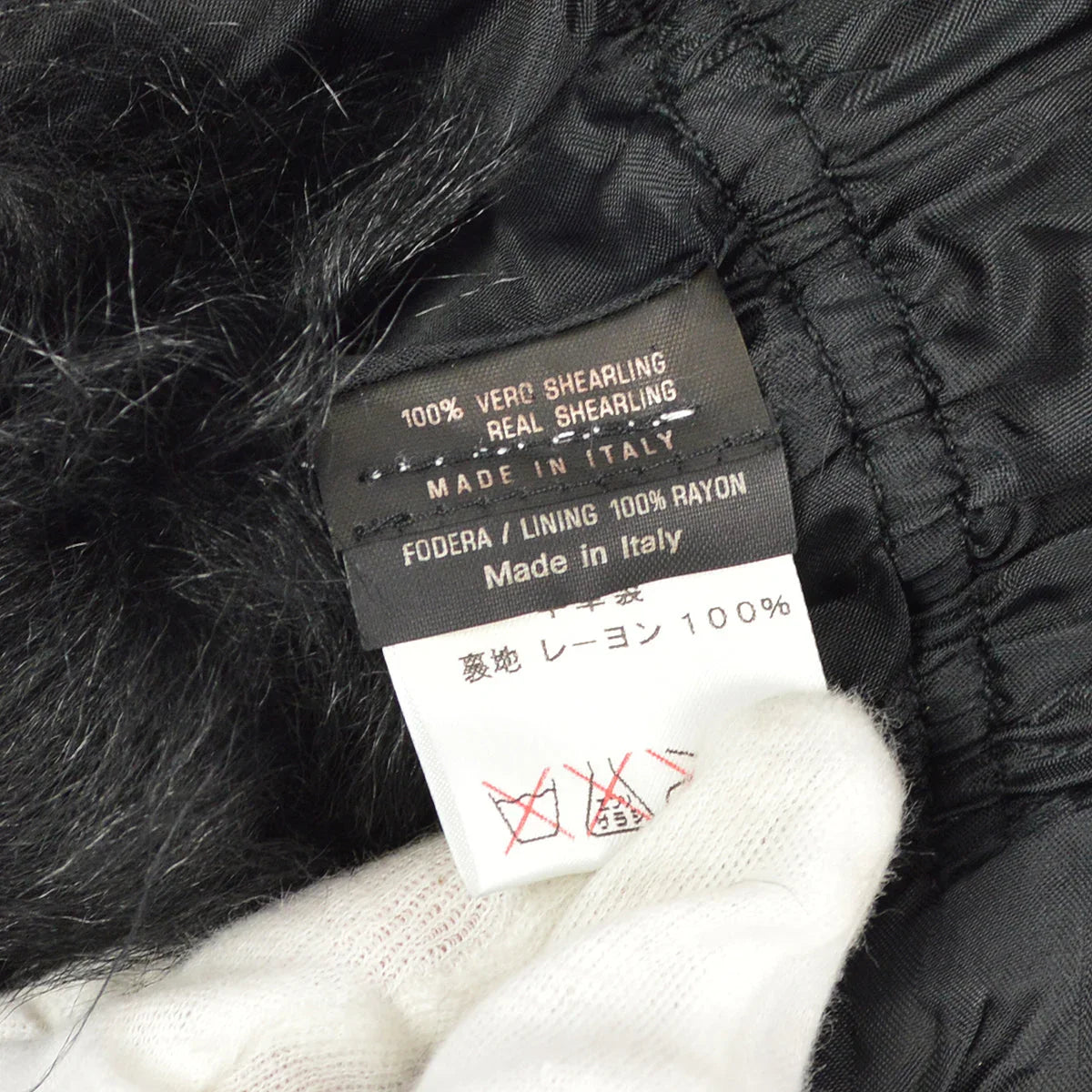 Gucci Fur Snood Stole Black