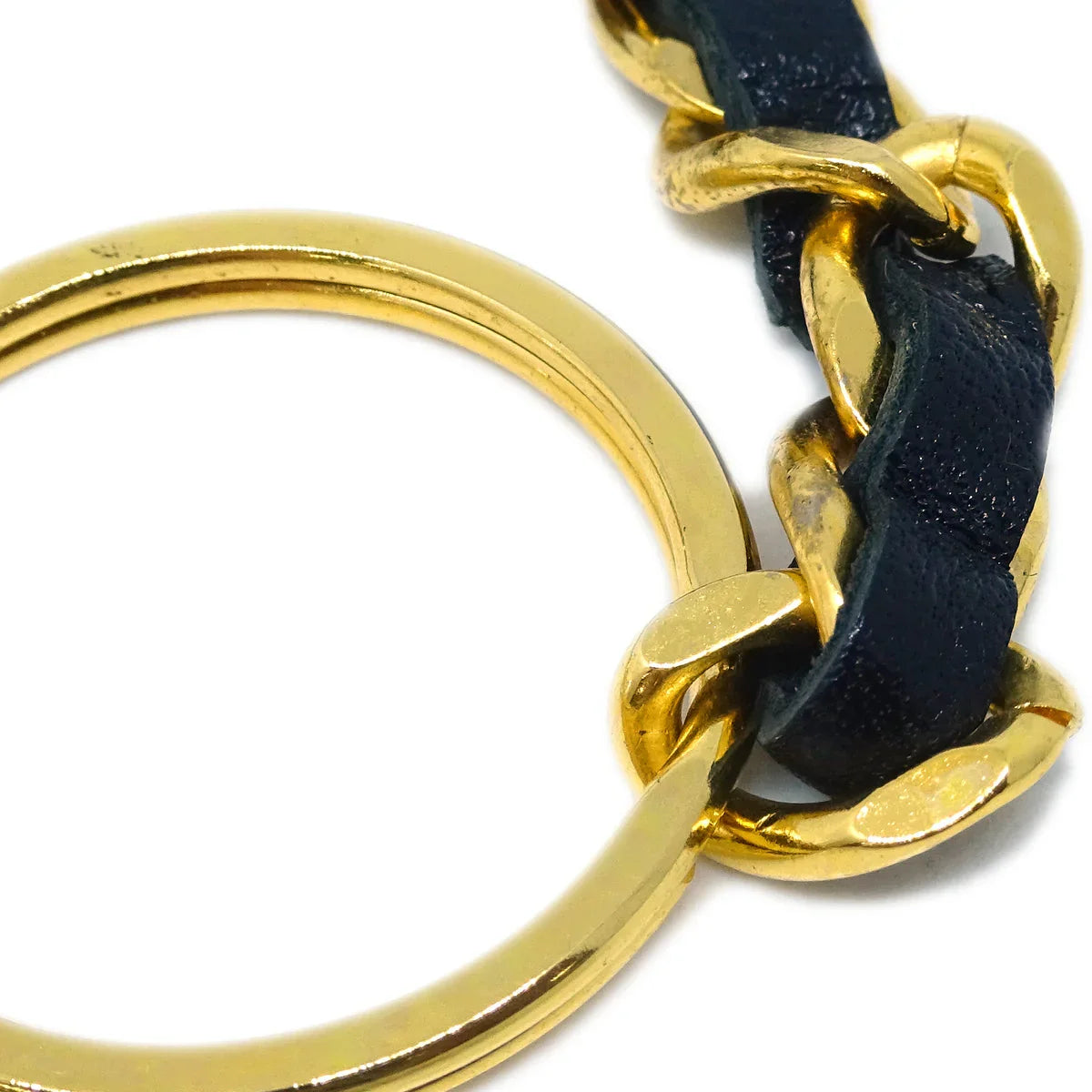 Chanel Gold Chain Key Holder 94P Small Good